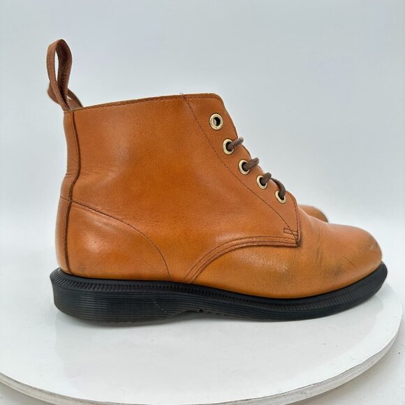 Dr Martens Emmeline Women Size 5 Brown Oak Leather Oil Resistant Ankle Boot - Picture 4 of 11
